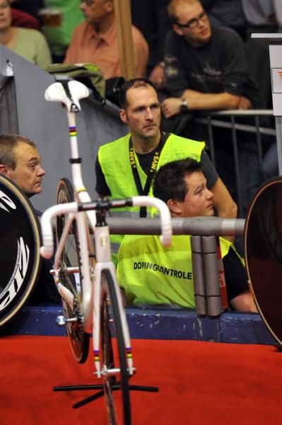 The arrival of the doping controllers caused a stir