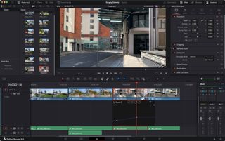 DaVinci Resolve being downloaded and installed