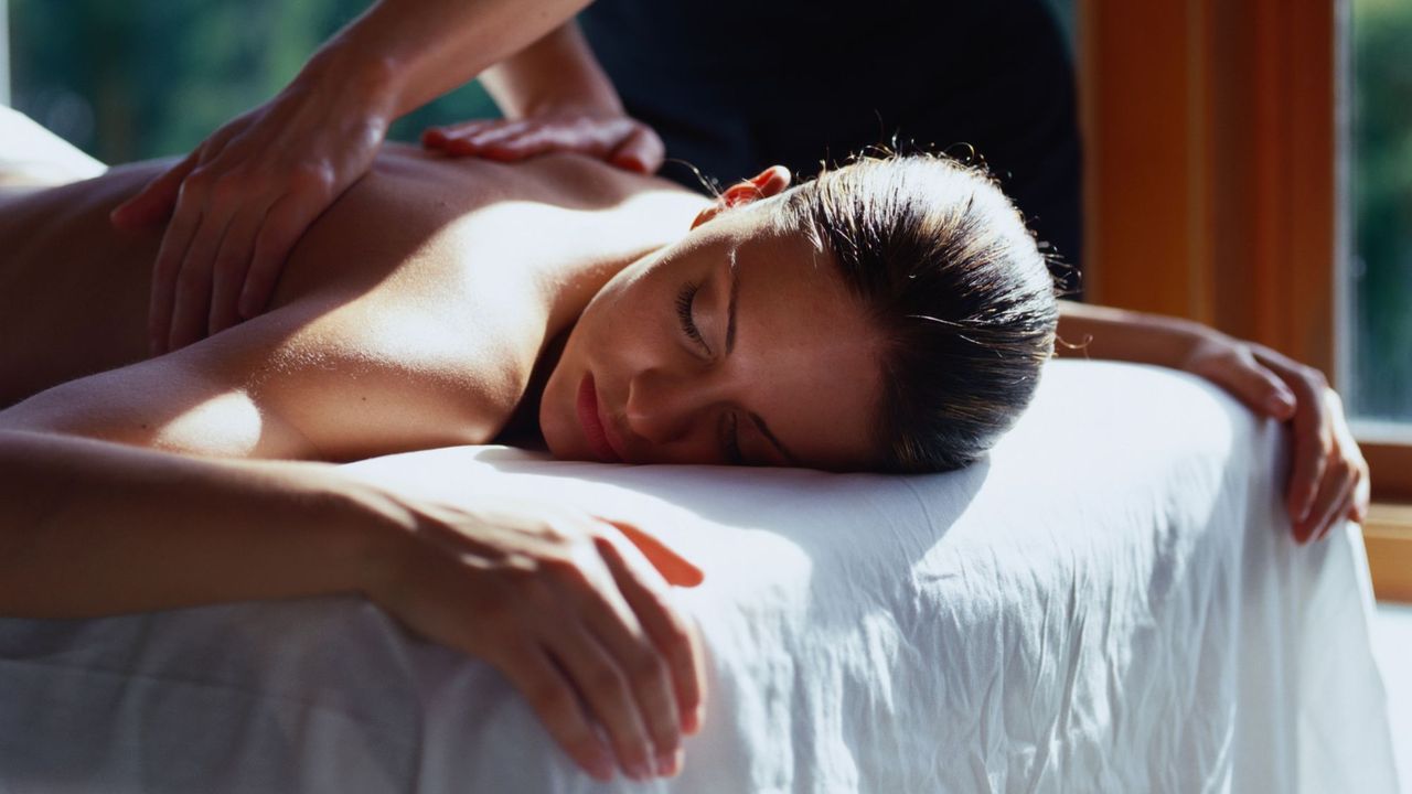 Vaginal massage: A woman getting a massage