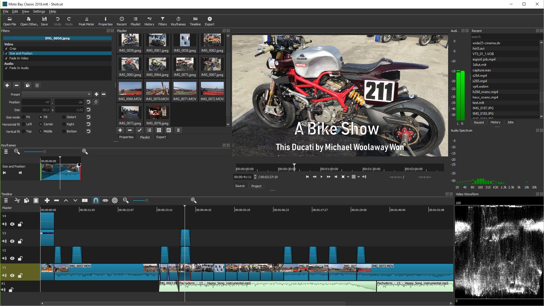 Best free video editing software: Shotcut interface