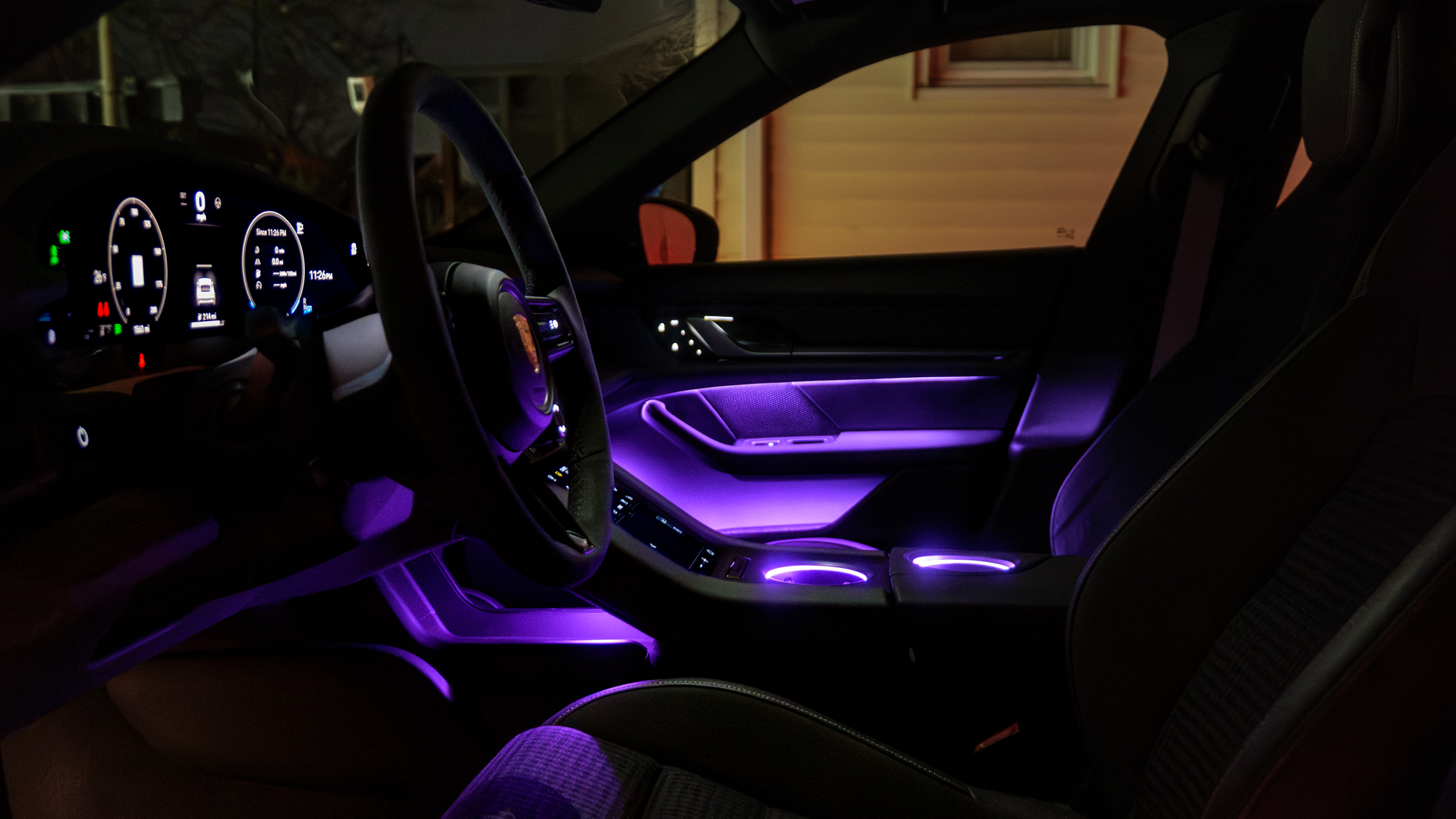 2025 Porsche Taycan test drive.