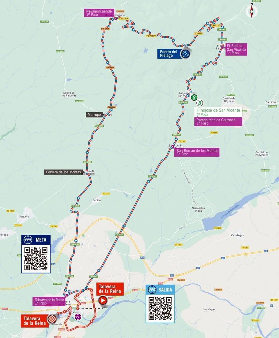 Maps and profiles of the 2022 Vuelta a Espana stages