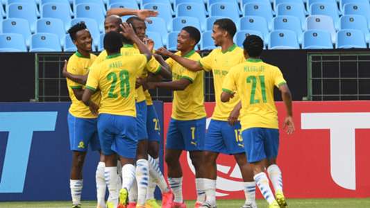 Mamelodi Sundowns celebrating
