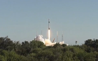 Rocket lifts off