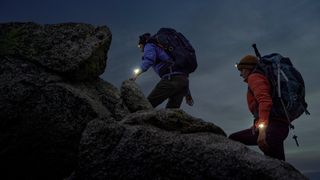 People hiking mountain using Garmin Epix Pro (Gen 2) watches