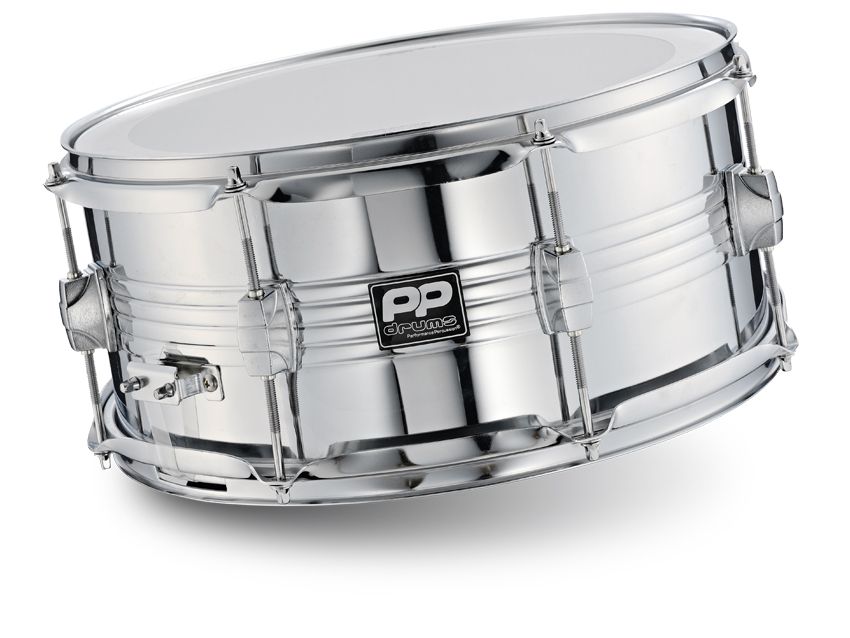 Accompanying the kit is a 14"x16" steel snare.