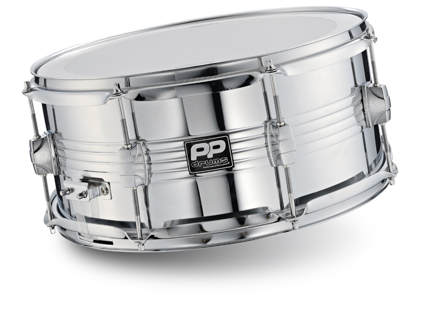 Accompanying the kit is a 14"x16" steel snare.