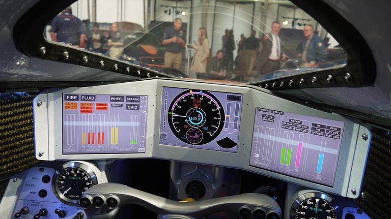 5. The cockpit has two computers