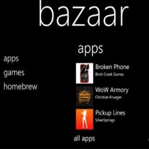 Bazaar, la alternativa a Windows Phone MarketPlace