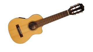 Once, like any uke or nylon-string, those six strings have settled in, it's a lot of fun
