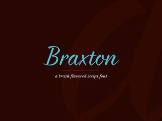 Free fonts: Braxton
