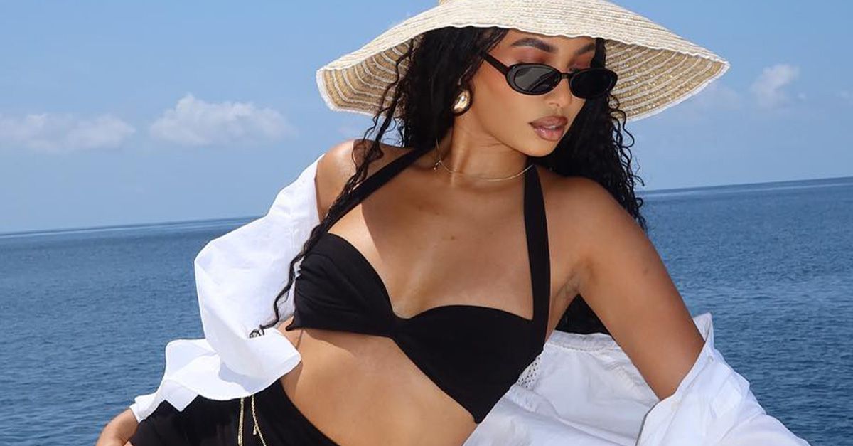 Latin America European Black Bikini Swimsuit