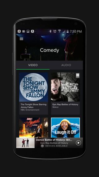 Spotify Videos, Android