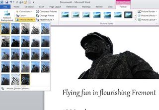 image editing in word 2010
