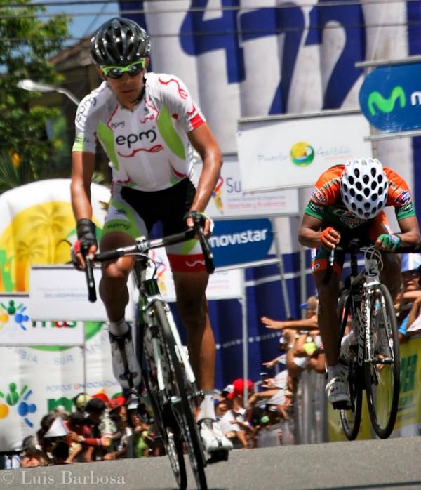 Giovanni Baez Alvarez (Epm-Une) finishes in 15th place