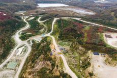Mine workings in Cornwall