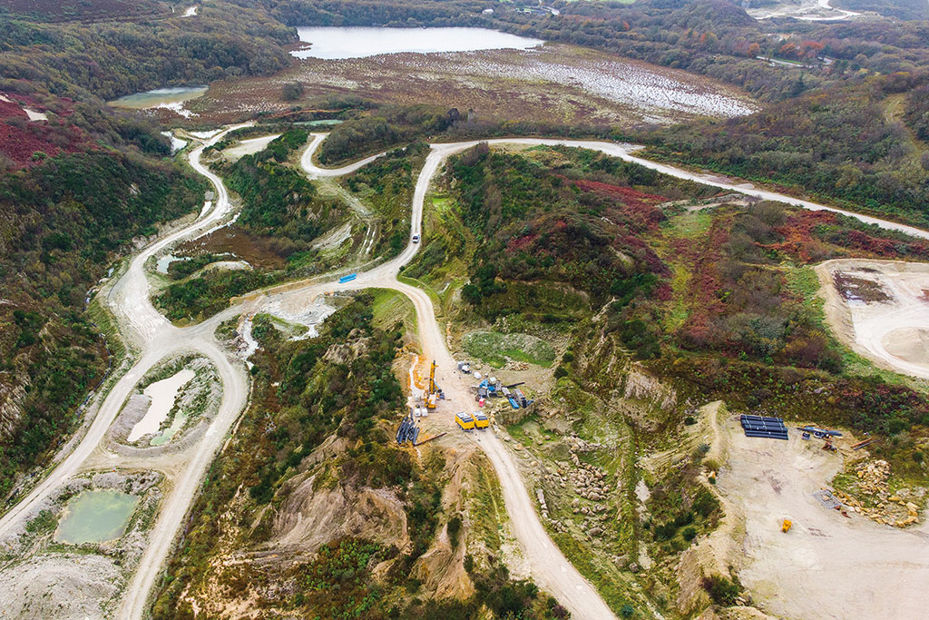 Mine workings in Cornwall