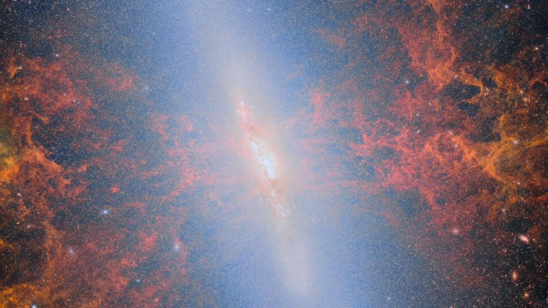 an image of the cigar galaxy