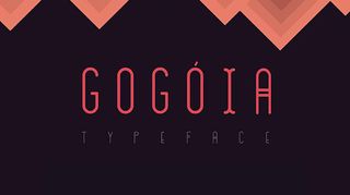 Free font: Gogóia