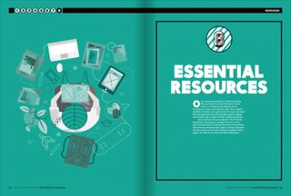 Opening spread for chapter eight, Essential Resources