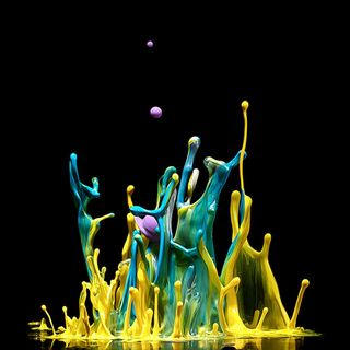 Liquid sculptures created by high speed techno tracks | Creative Bloq