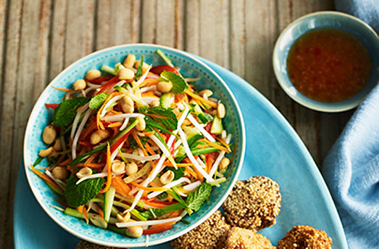 Shredded Asian salad Thai Recipes GoodTo
