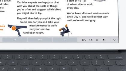 no cut and paste shows in my shortcut bar on ipad ios 9