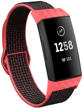 Veaqee Woven Nylon Band Fitbit Charge 3