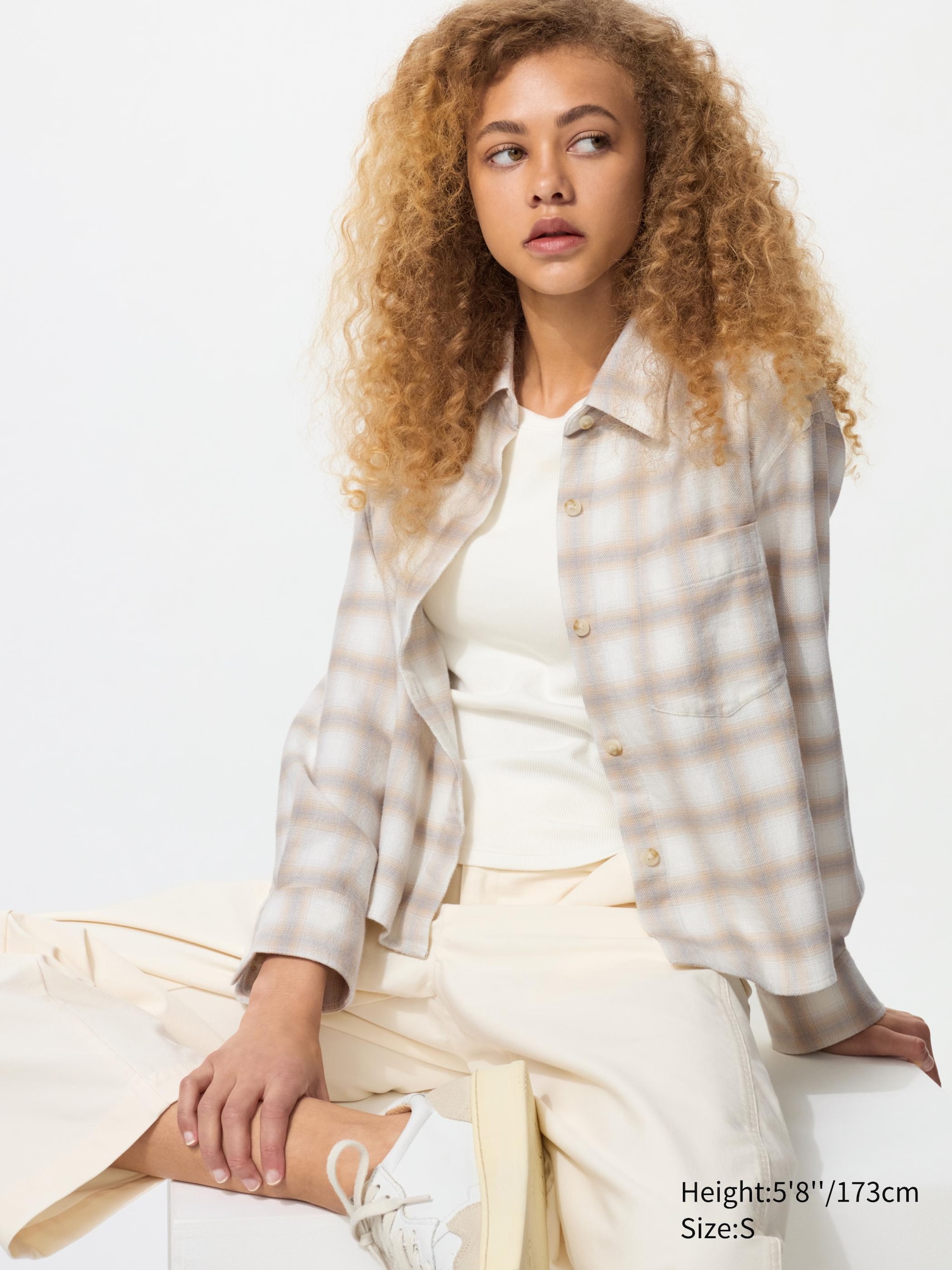 Flannel Boxy Shirt (ombre Check)