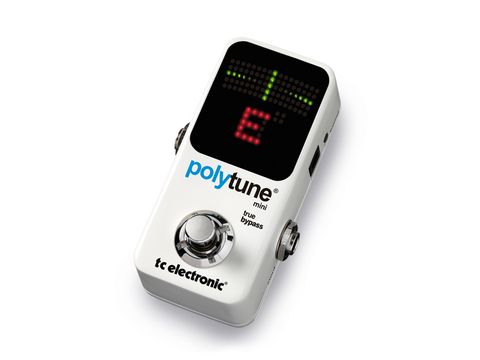 You can only power the PolyTune Mini with an adaptor, and in case you're thinking of opening the pedal up, TC has bolted it together with star-headed screws.