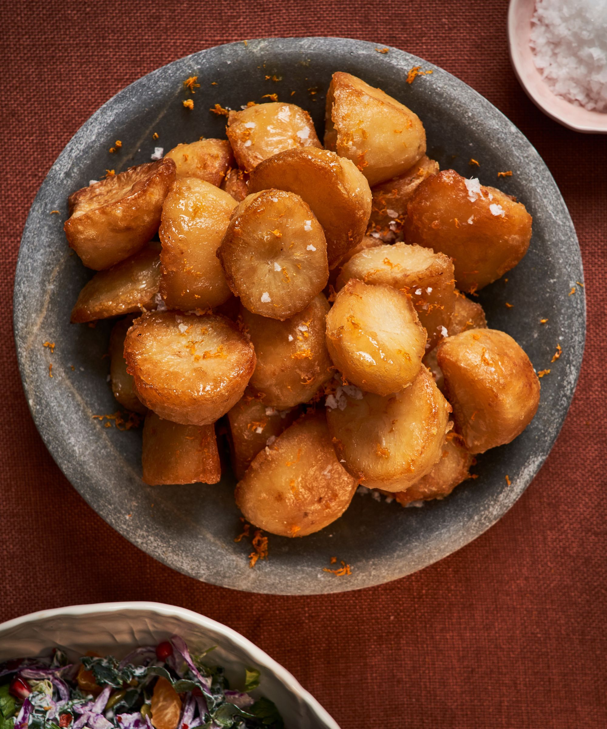Bowl of roast potatoes