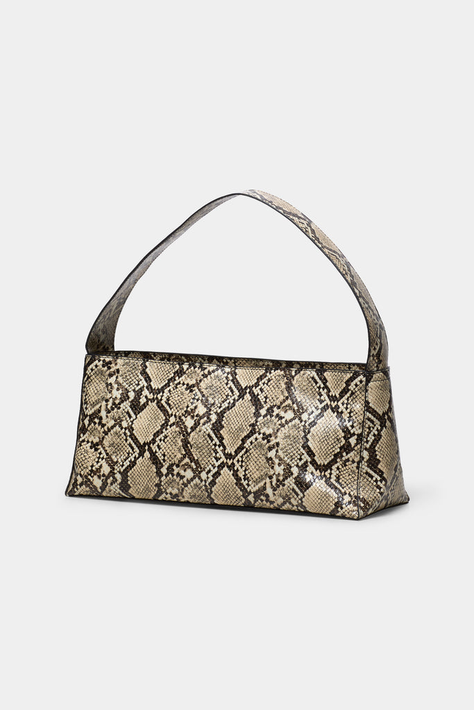 Yosef Bag - Beige Snake