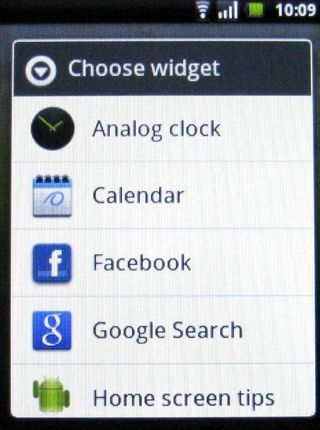 Vodafone smart widgets