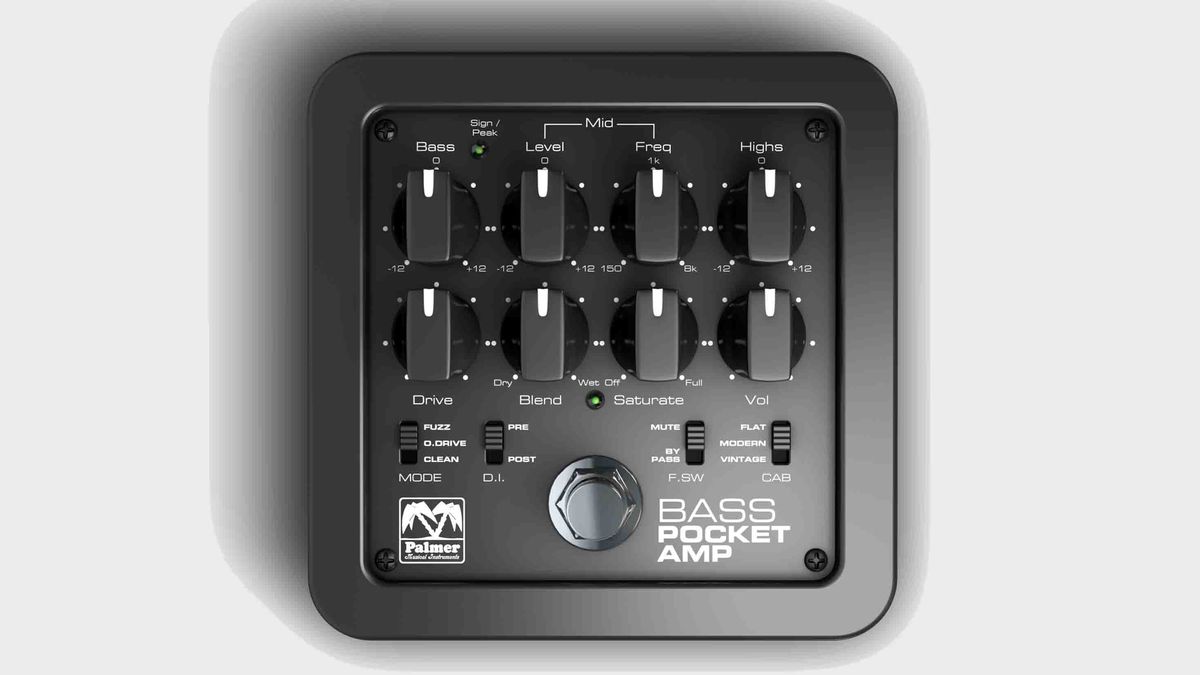 Palmer launches Bass Pocket Amp pedal and preamp MusicRadar