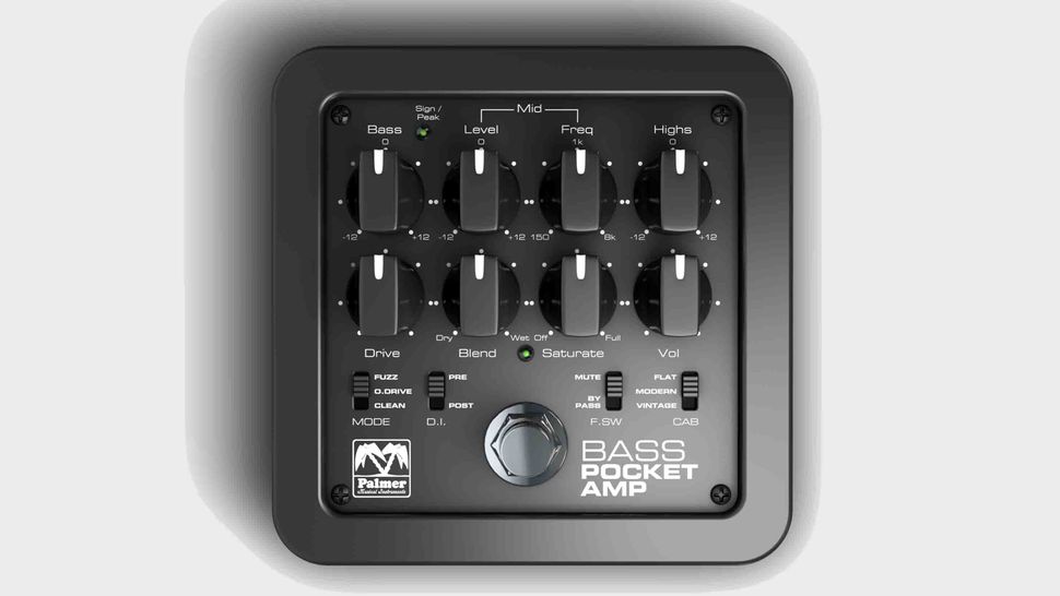 Palmer launches Bass Pocket Amp pedal and preamp MusicRadar