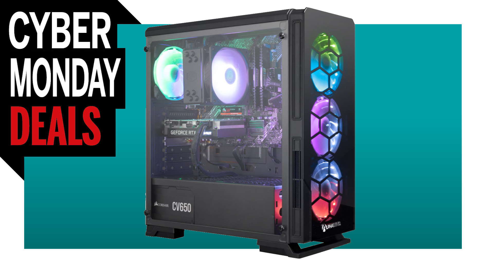 Grab The Latest AMD And Nvidia GPU Tech In These ~£1,000 Cyber Monday Gaming PCs thumbnail