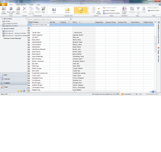 Suggested Contacts in Outlook