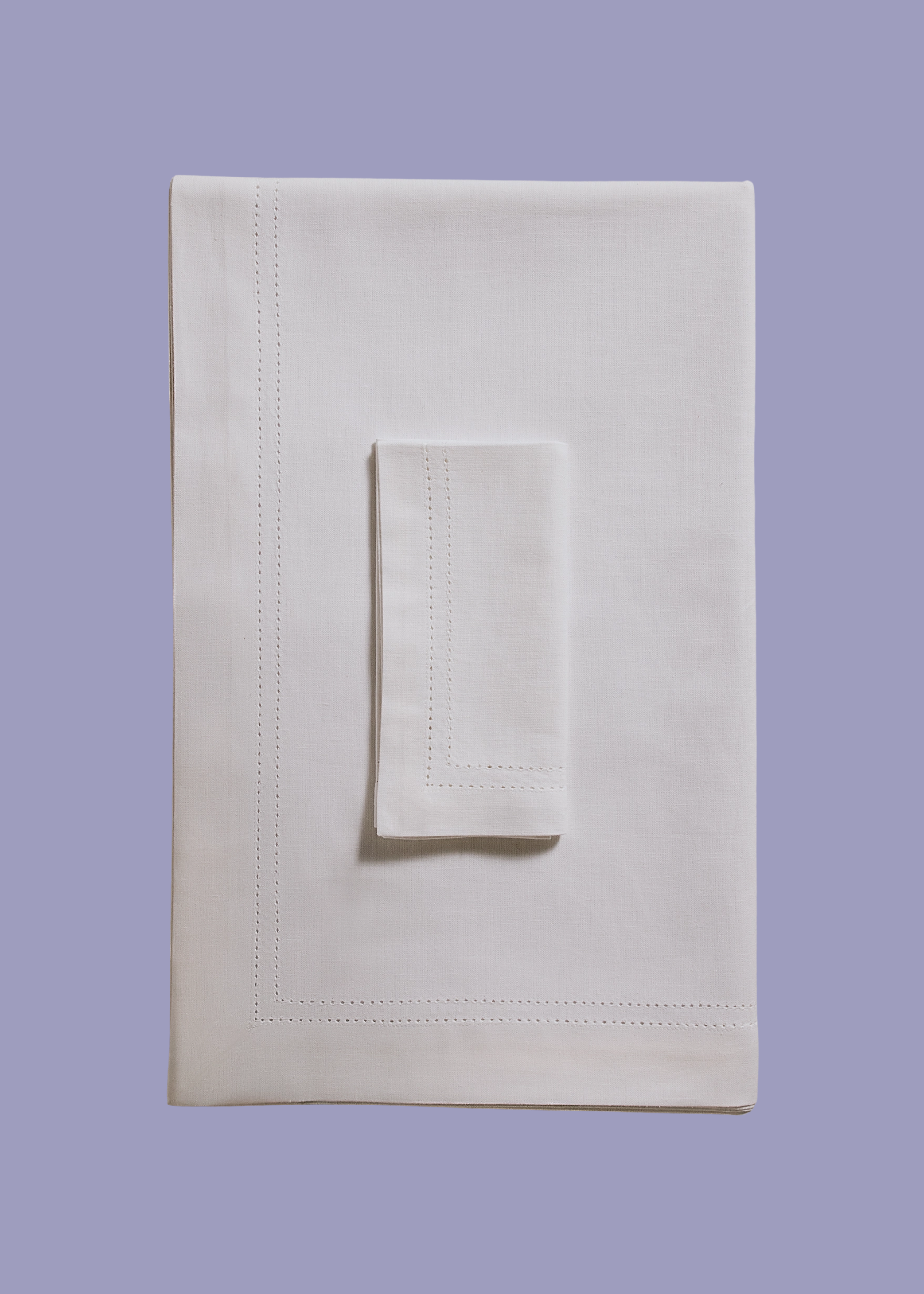 The White Company , White Picot Stitch Tablecloth