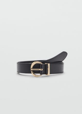 Oval Buckle Belt - Women | Mango United Kingdom