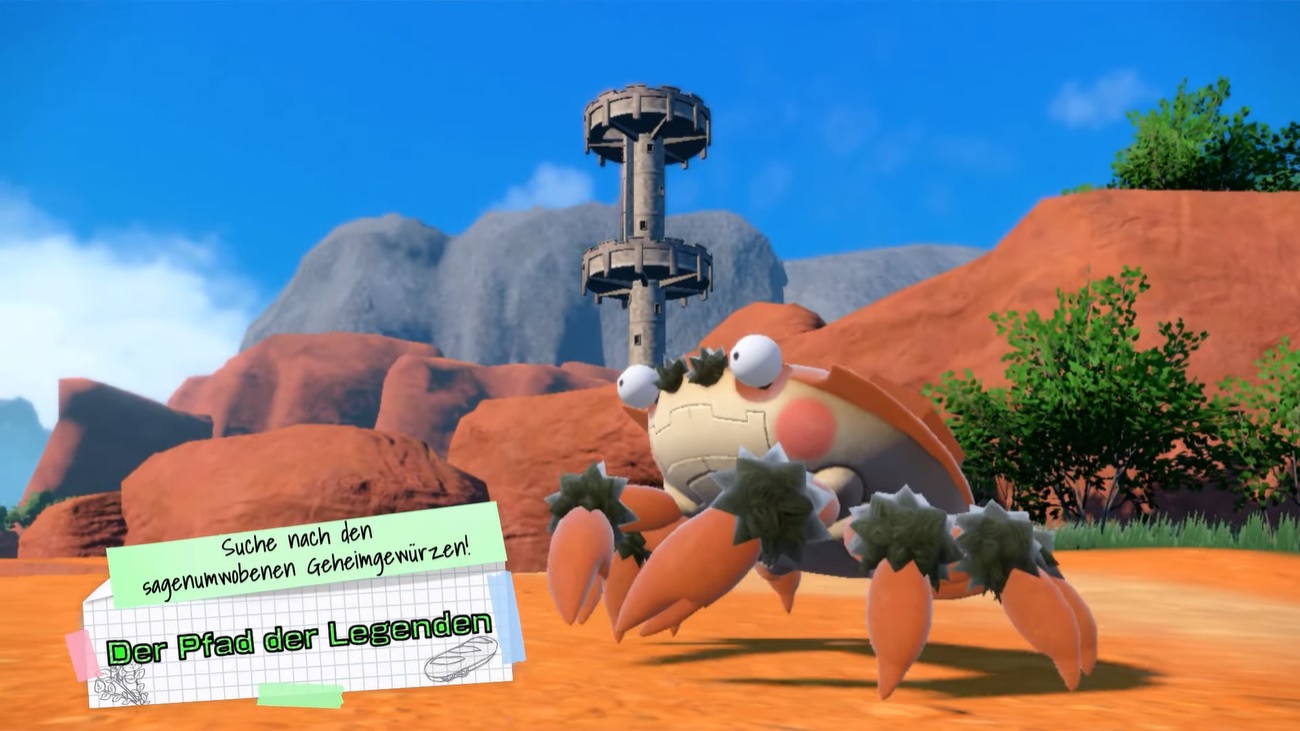 Pokemon Karmesin und Purpur neues Pokemon Klibbe