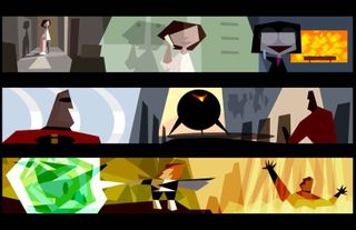 Colorscript digital painting for The Incredibles