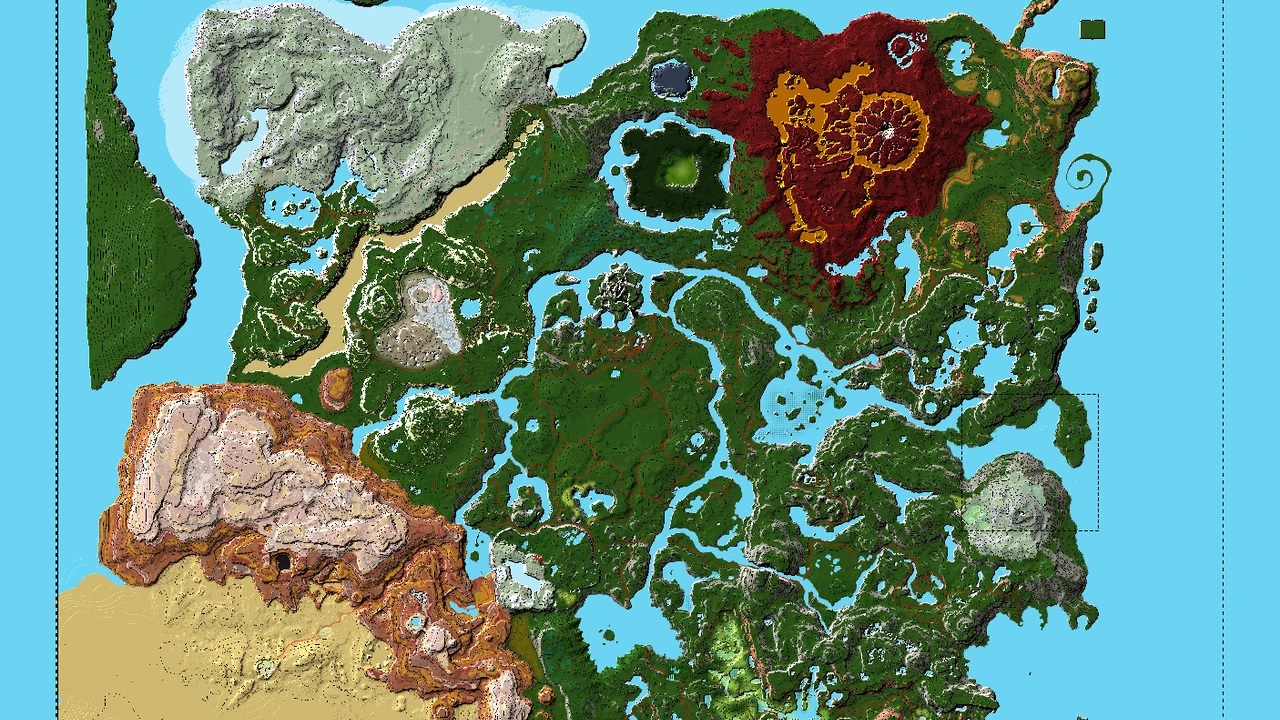 Minecaft custom build map - Breath Of The Wild