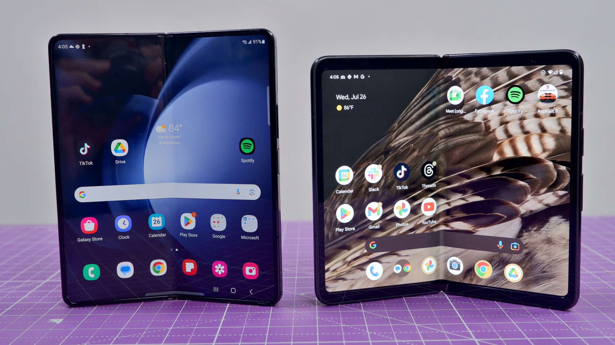 Samsung Galaxy Z Fold 5 vs. Google Pixel Fold