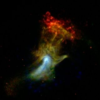 NASA Space Telescope Sees 'Hand of God'