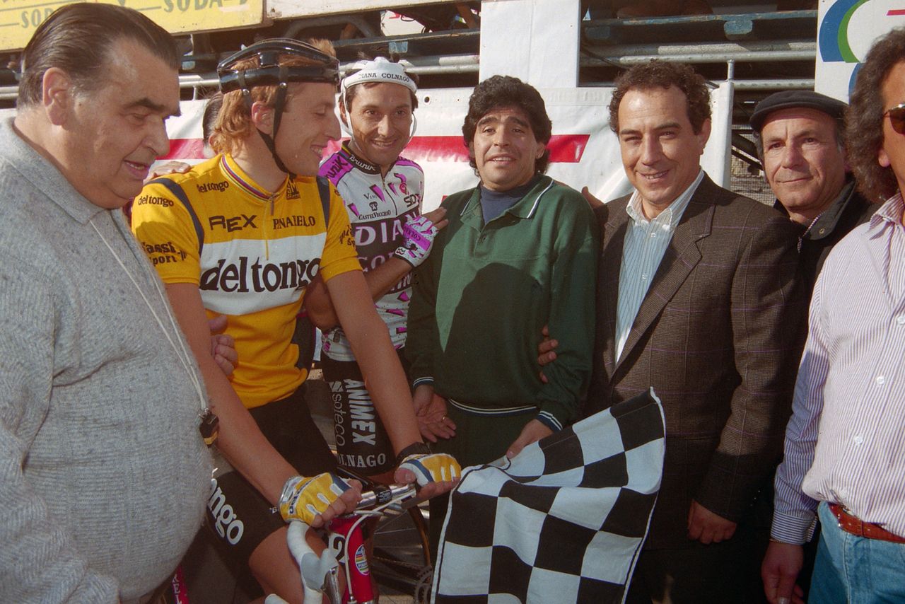 Diego Maradona at Tirreno-Adriatico 1990