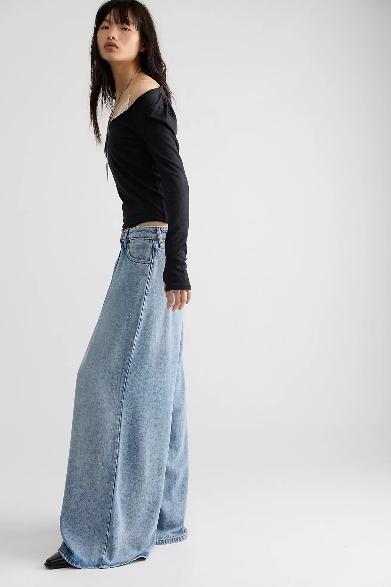 Lee Lqd Slouchy Pleated Trouser Jeans