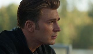 Captain America crying in Avengers Endgame