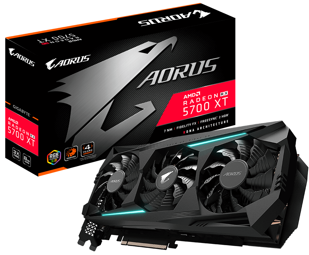 Gigabyte Launches Radeon RX 5700 XT in Aorus Flavor With 'Quiet