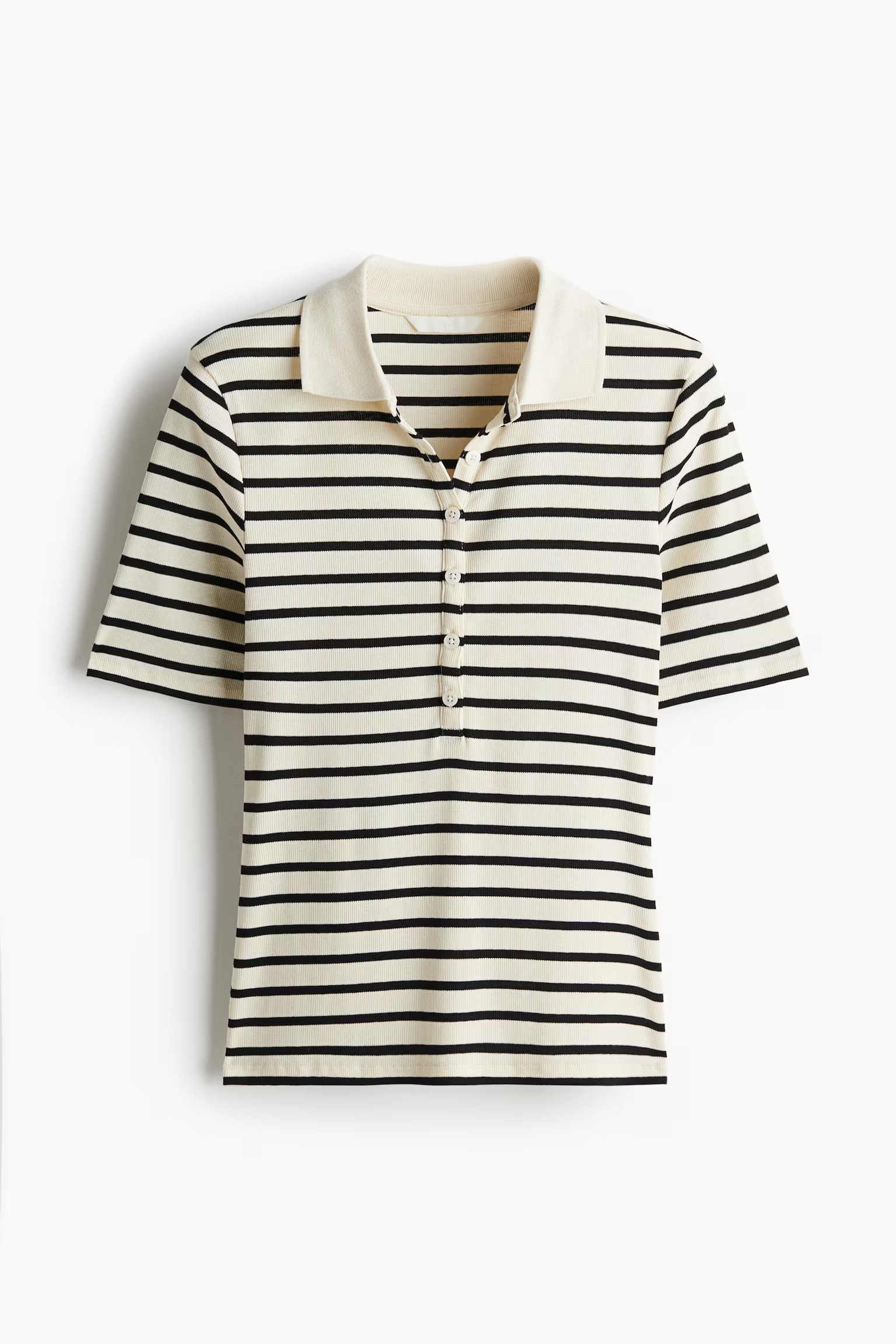 H&M, Ribbed Polo Shirt