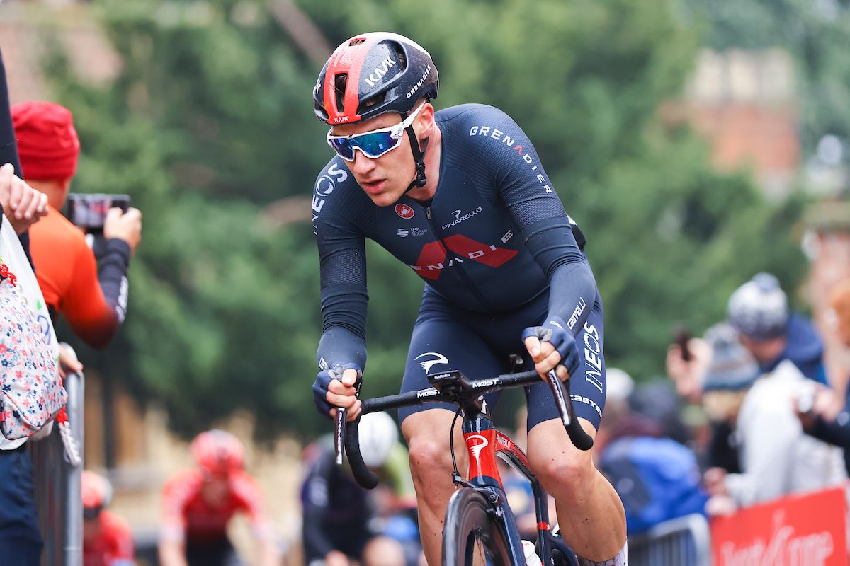 Picture by Alex Whitehead/SWpix.com - 17/10/2021 - Cycling - Men's National Road Championships - Rapha Lincoln GP - Lincoln, England - INEOS Grenadiers's Ethan Hayter.
